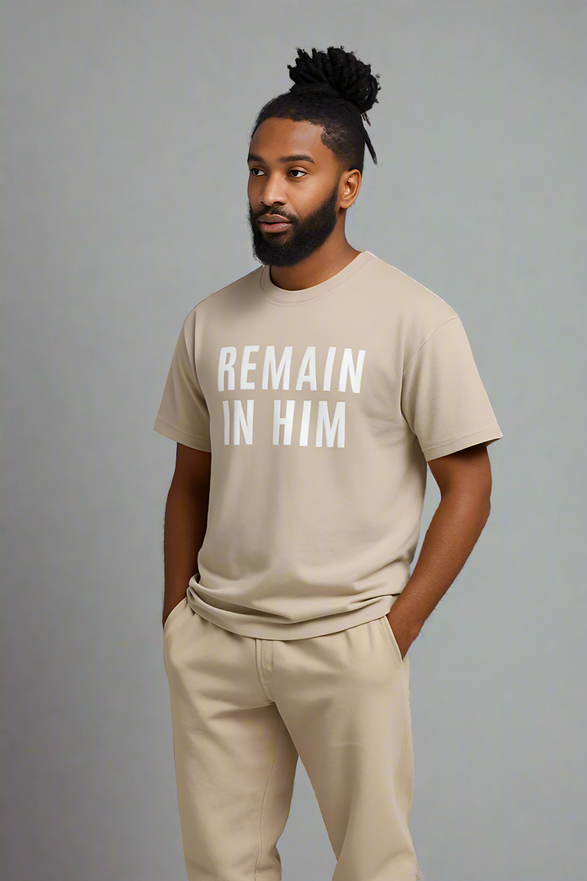 REMAIN IN HIM | Christian Faith Tee | WRH Streetwear