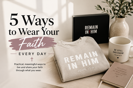 5 Ways to Wear Your Faith Every Day