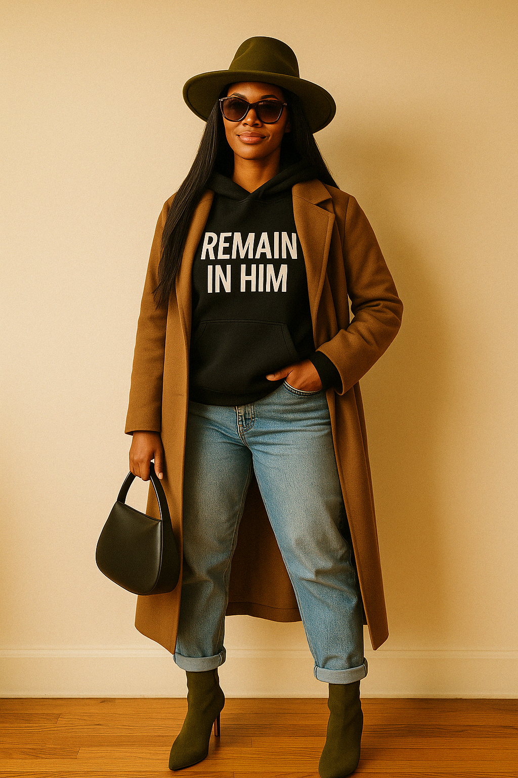 REMAIN IN HIM | Faith Hoodie | WRH Apparel