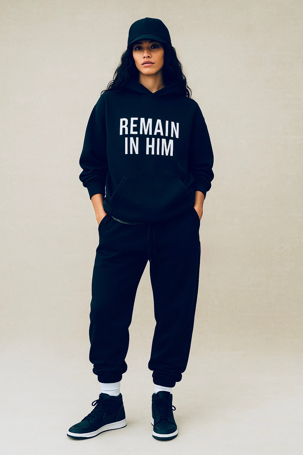 REMAIN IN HIM | Faith Hoodie | WRH Apparel
