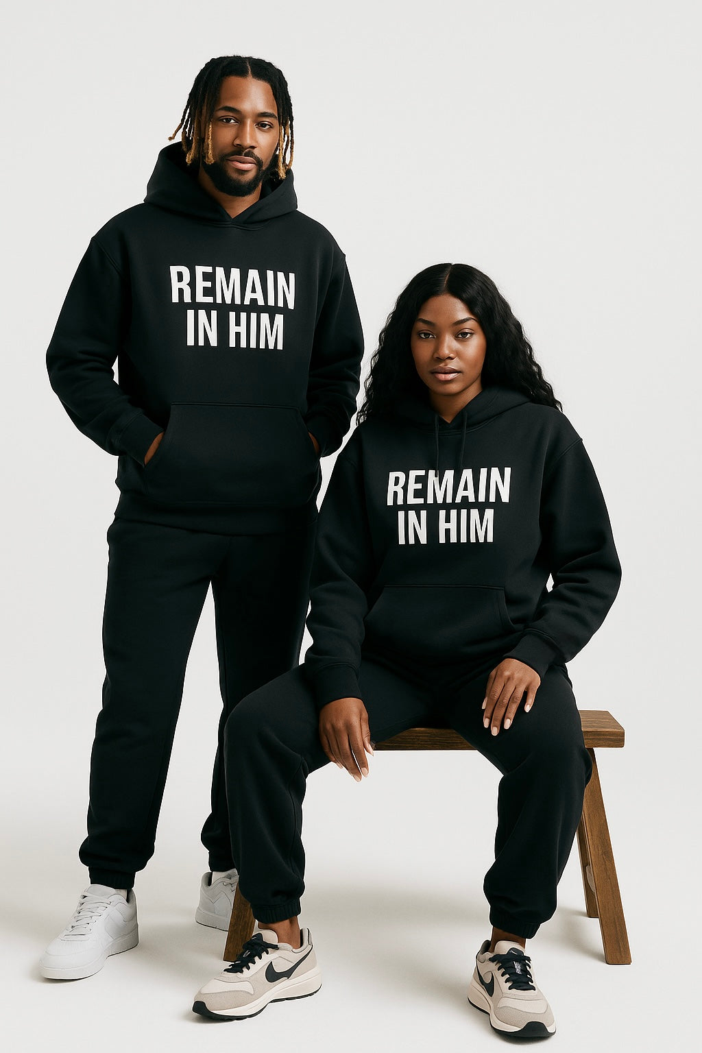 REMAIN IN HIM | Faith Hoodie | WRH Apparel