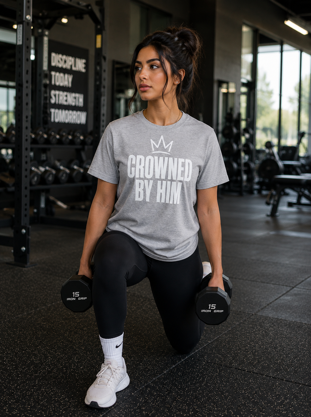 CROWNED BY HIM™ Women's Christian T-Shirt