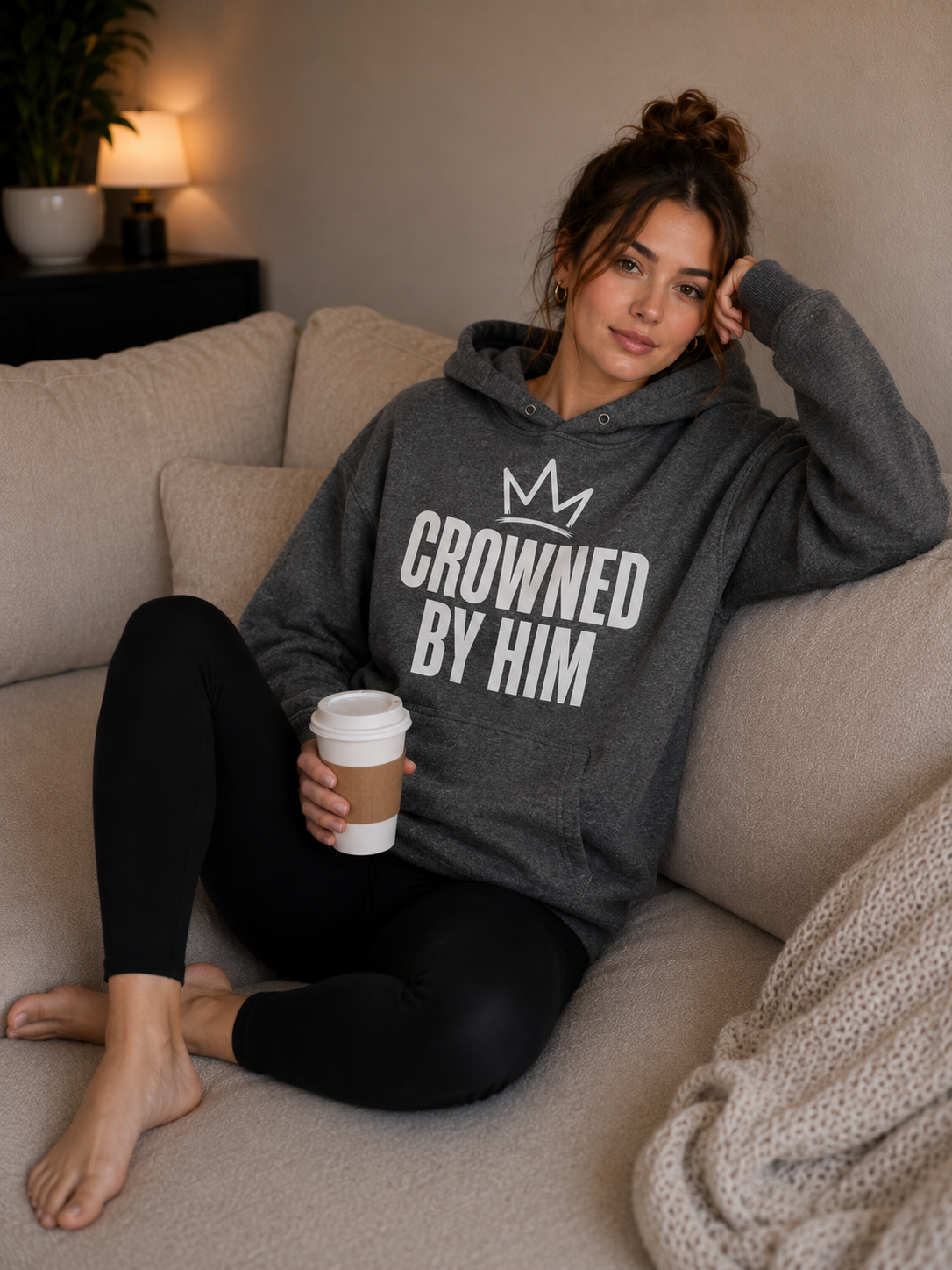 CROWNED BY HIM™ Women's Christian Hoodie