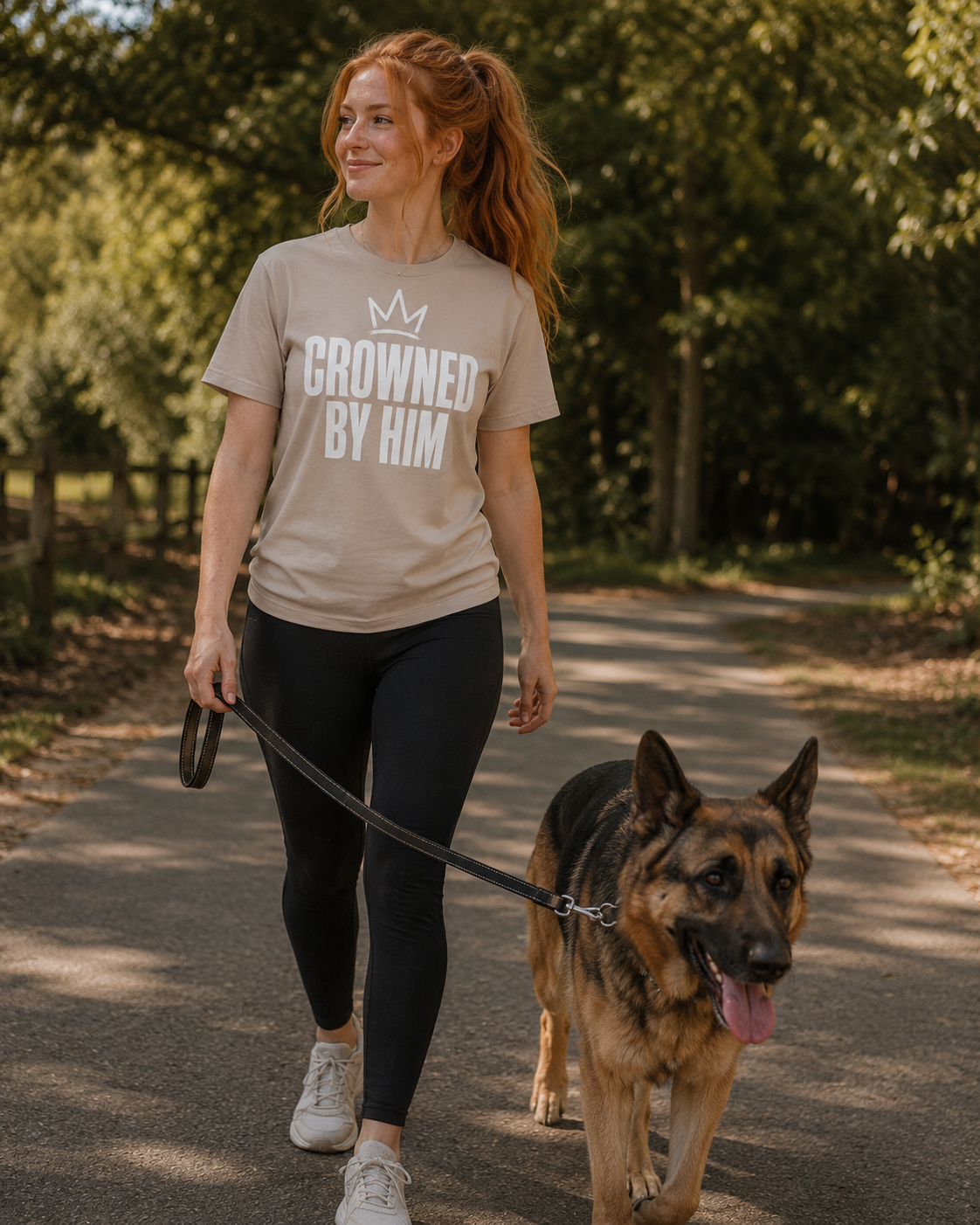 CROWNED BY HIM™ Women's Christian T-Shirt