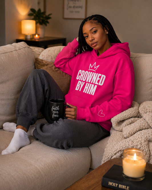 CROWNED BY HIM™ Women's Christian Hoodie