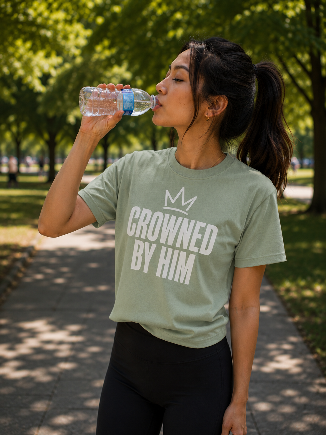CROWNED BY HIM™ Women's Christian T-Shirt