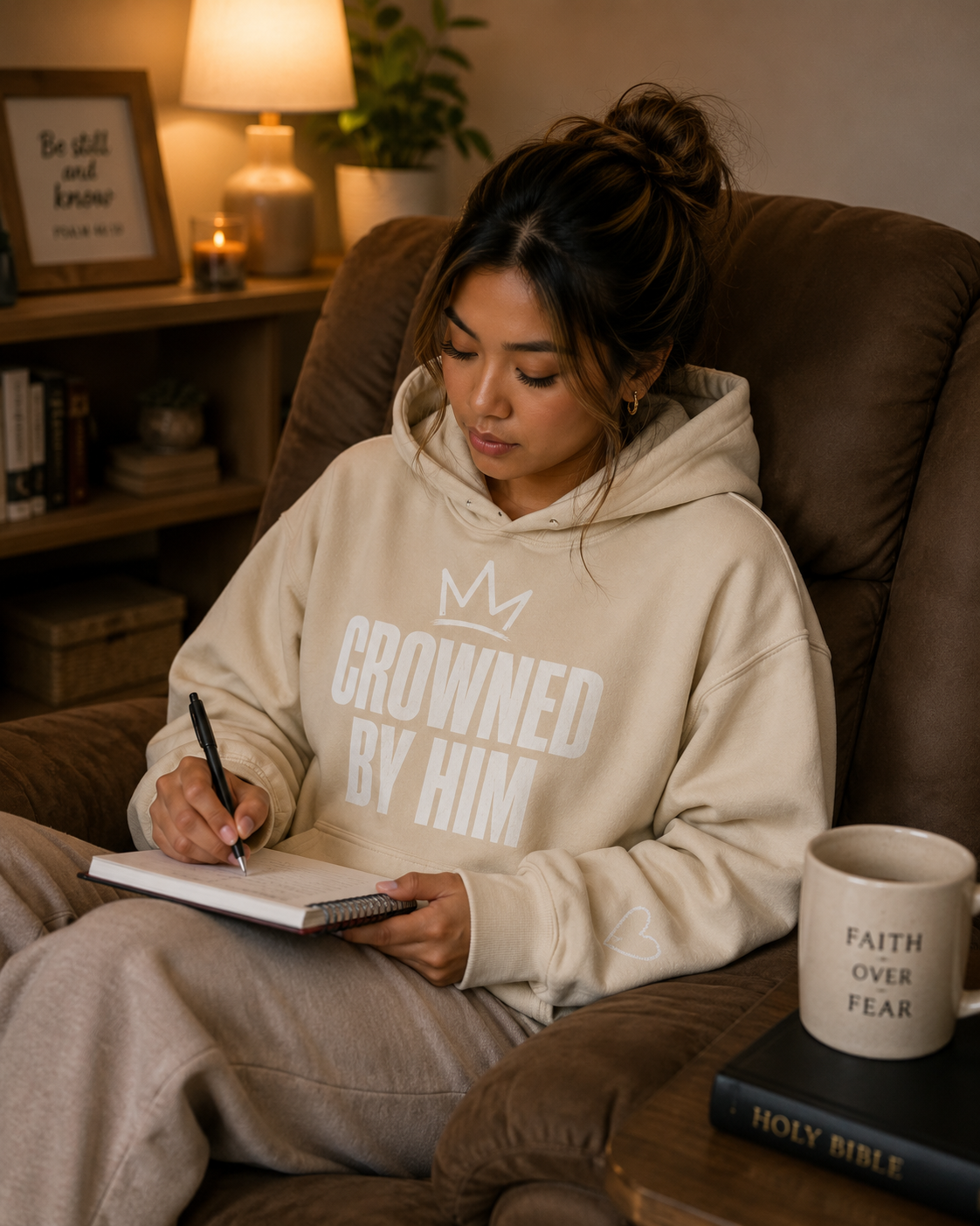 CROWNED BY HIM™ Women's Christian Hoodie