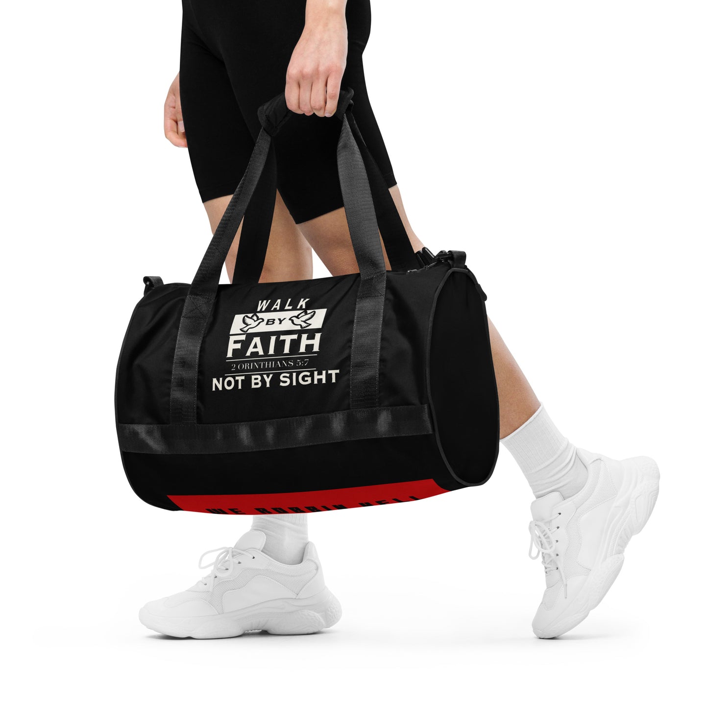 Walk by Faith gym bag