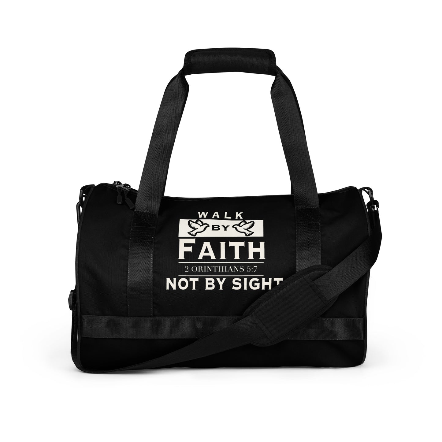 Walk by Faith gym bag