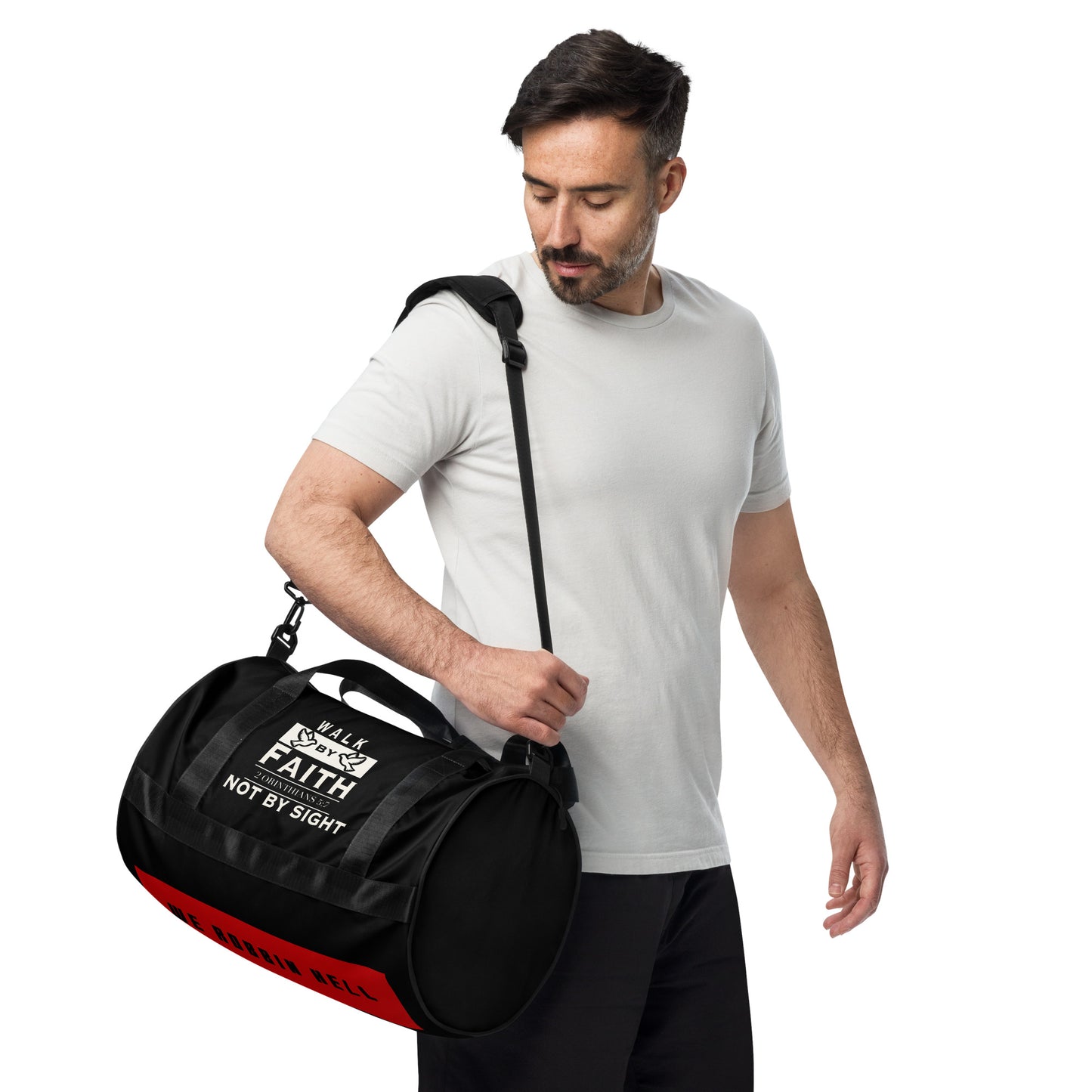 Walk by Faith gym bag