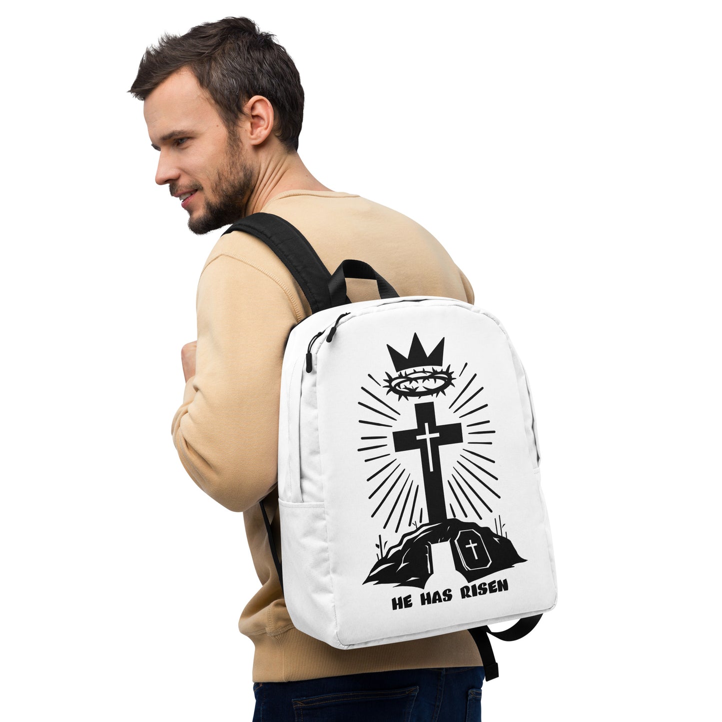 HE HAS RISEN Backpack