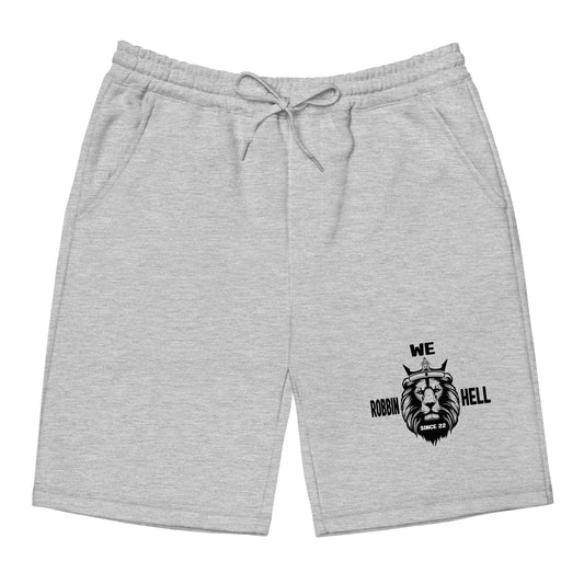 WRH EST 22 LION fleece shorts