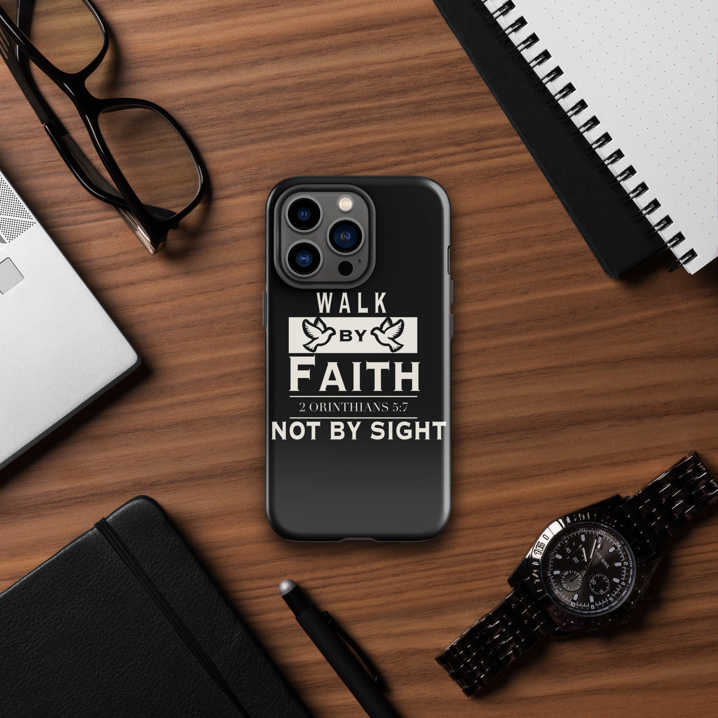 WALK BY FAITH and BY SIGHT iPhone® CASE