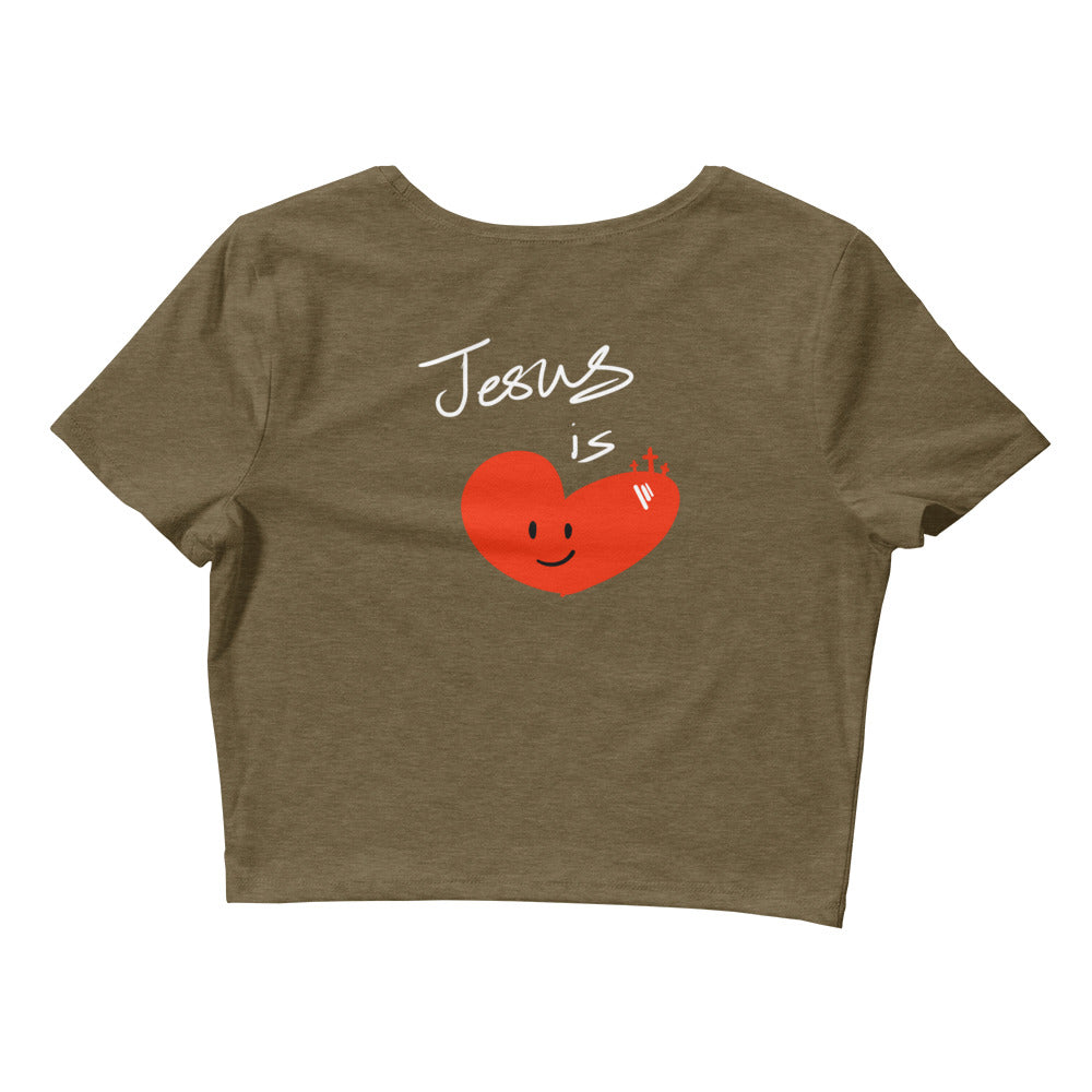 Jesus is Love  crop top